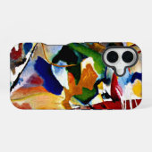 Kandinsky - Schilderij met groen centrum iPhone 16 Hoesje (Achterkant horizontaal)