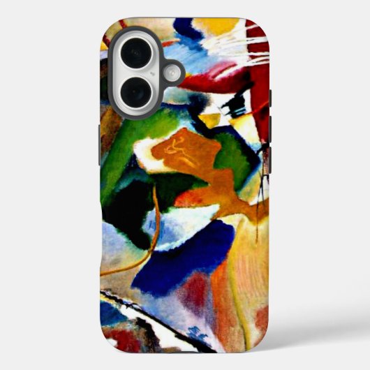 Kandinsky - Schilderij met groene centrum Case-Mate iPhone Case (Achterkant)