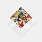 Kandinsky - Schilderij met groene centrum Servet (Hoek)