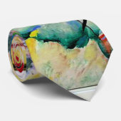 Kandinsky - Schilderij met Rode Vlek Stropdas (Opgerold)