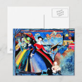 Kandinsky - Schip, kleurrijk schilderij Briefkaart (Voorkant / Achterkant)