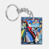 Kandinsky - Schip, kleurrijk schilderij van 1918 Sleutelhanger (Voorkant Links)