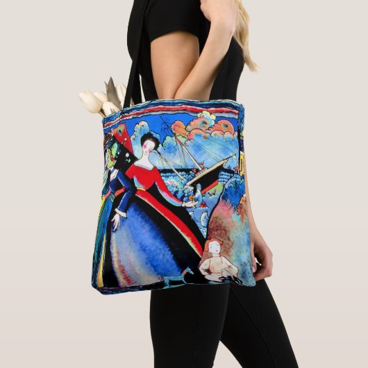 Kandinsky - Schip, Tote Bag (Dichtbij)
