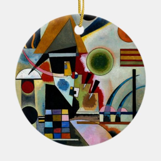 Kandinsky - Schommelend Keramisch Ornament (Voorkant)