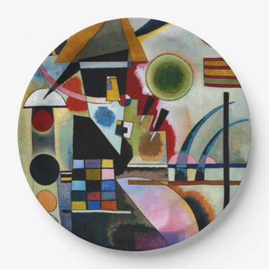 Kandinsky - Schommelend Papieren Bordje (Voorkant)