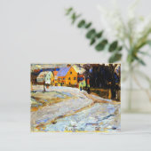 Kandinsky - Schwabing-Nikolaiplatz Briefkaart (Staand voorkant)