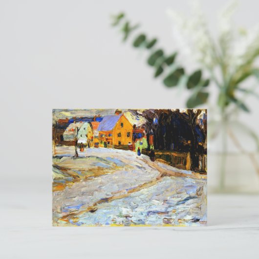 Kandinsky - Schwabing-Nikolaiplatz Briefkaart (Staand voorkant)