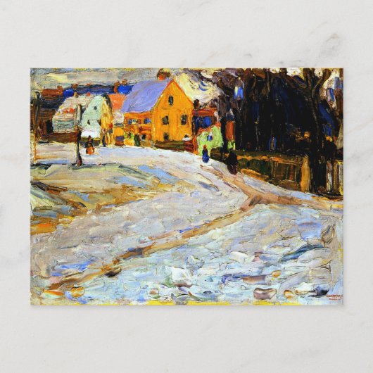 Kandinsky - Schwabing-Nikolaiplatz Briefkaart (Voorkant)
