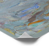 Kandinsky - Schwabing Nikolaiplatz, Winter Poster (Hoek)