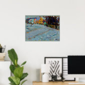 Kandinsky - Schwabing Nikolaiplatz, Winter Poster (Thuiskantoor)