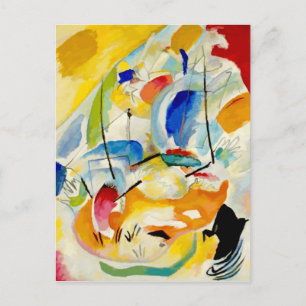 Kandinsky Sea Battle 1913 Briefkaart