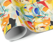 Kandinsky Sea Battle 1913 Cadeaupapier (Rol Hoek)