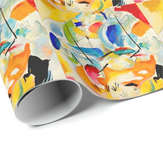 Kandinsky Sea Battle 1913 Cadeaupapier (Rol Hoek)