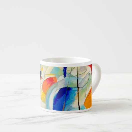 Kandinsky Sea Battle 1913 Espresso Kop (Voorkant rechts)