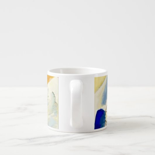 Kandinsky Sea Battle 1913 Espresso Kop (Achterkant)