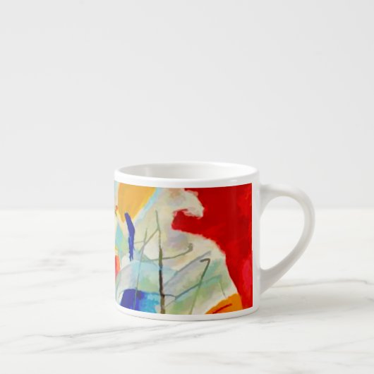 Kandinsky Sea Battle 1913 Espresso Kop (Rechts)