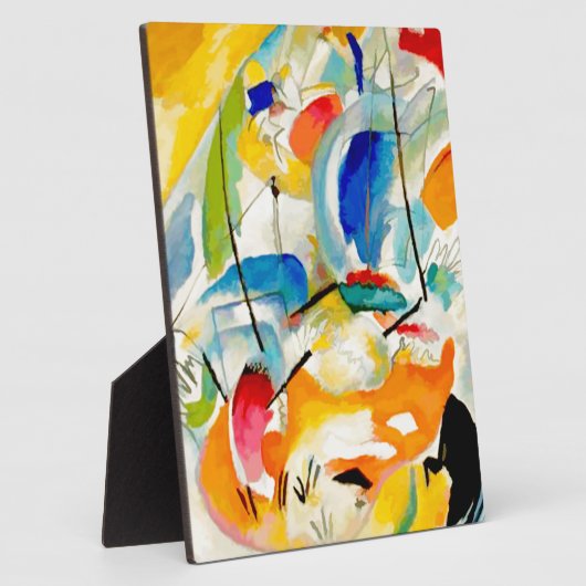 Kandinsky Sea Battle 1913 Fotoplaat (Zijkant)