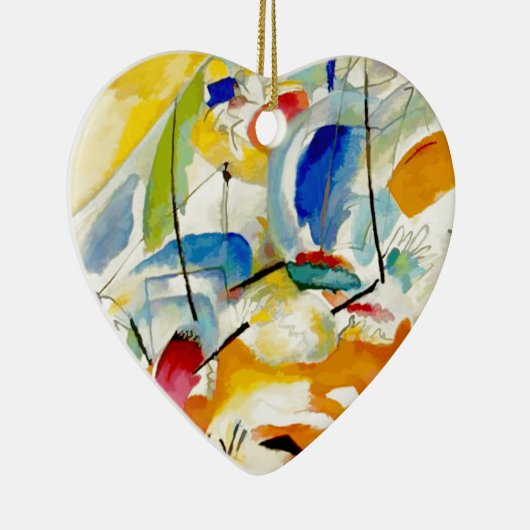 Kandinsky Sea Battle 1913 Keramisch Ornament (Rechts)