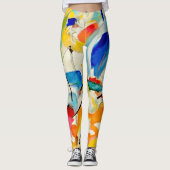 Kandinsky Sea Battle 1913 Leggings (Voorkant)