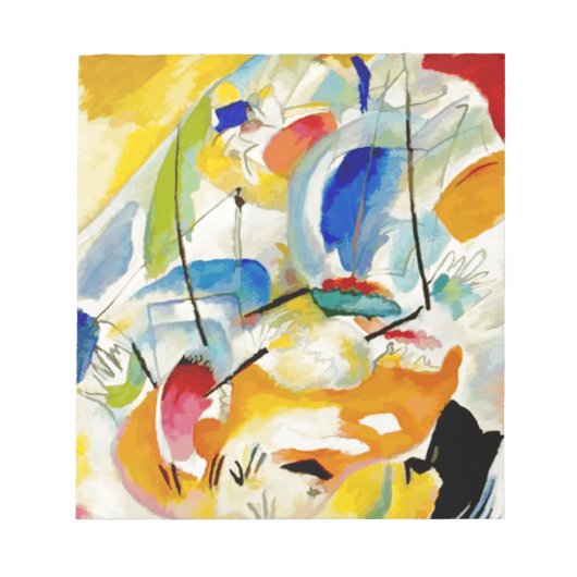 Kandinsky Sea Battle 1913 Notitieblok (Voorkant)