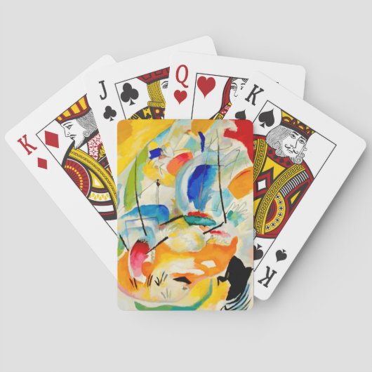 Kandinsky Sea Battle 1913 Pokerkaarten (Achterkant)