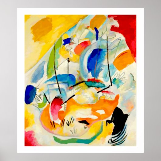 Kandinsky Sea Battle 1913 Poster (Voorkant)
