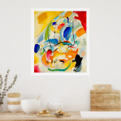 Kandinsky Sea Battle 1913 Poster (Keuken)