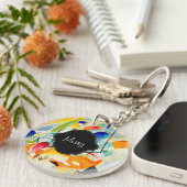 Kandinsky Sea Battle 1913 Sleutelhanger (Voorkant Rechts)