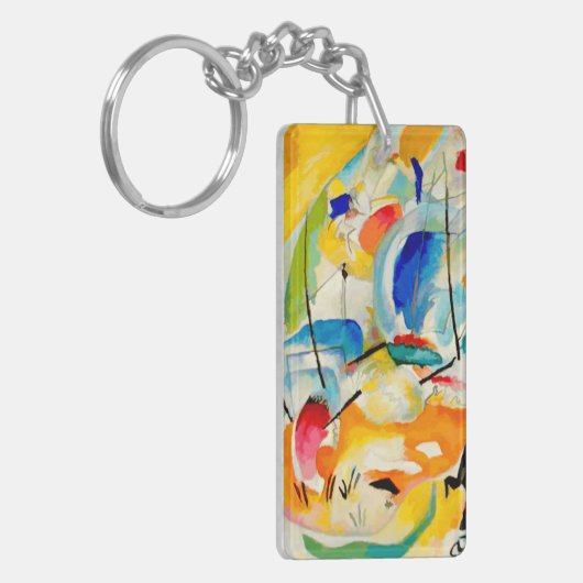 Kandinsky Sea Battle 1913 Sleutelhanger (Voorkant Links)