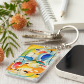 Kandinsky Sea Battle 1913 Sleutelhanger (Voorkant Rechts)