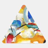 Kandinsky Sea Battle 1913 Sticker (Voorkant)