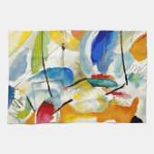 Kandinsky Sea Battle 1913 Theedoek (Horizontaal)