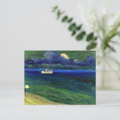 Kandinsky - Seascape met Steamer Briefkaart (Staand voorkant)