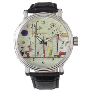Kandinsky - Serieus-plezier, abstracte kunst Horloge