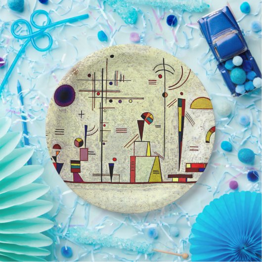 Kandinsky - Serious-Fun, abstracte kunst, Papieren Bordje (Feest)