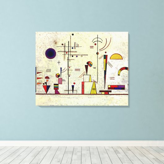 Kandinsky - Serious-Fun Canvas Afdruk (Insitu (Houten vloer))