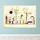 Kandinsky - Serious-Fun Canvas Afdruk (Insitu (Houten vloer))