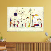 Kandinsky - Serious-Fun Canvas Afdruk (Insitu (Woonkamer))
