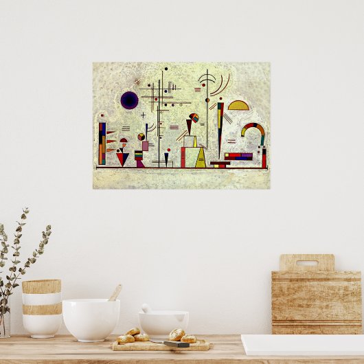 Kandinsky - Serious-Fun Poster (Keuken)