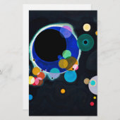 Kandinsky Several Circles Abstract Briefpapier (Voorkant / Achterkant)
