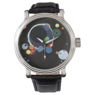Kandinsky - Several Circles, beroemd schilderij, Horloge