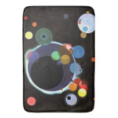 Kandinsky - Several Circles, beroemde abstracte ku Badmat (Voorkant Verticaal)