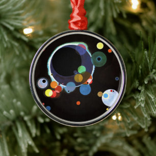 Kandinsky - Several Circles, beroemde abstracte ku Metalen Ornament