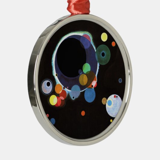 Kandinsky - Several Circles, beroemde abstracte ku Metalen Ornament (Rechts)