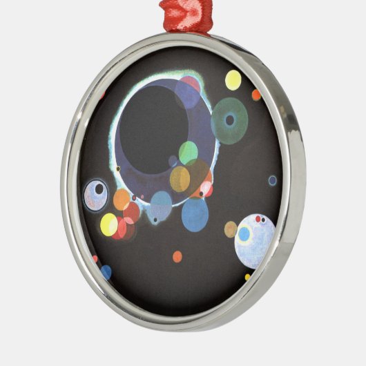Kandinsky - Several Circles, beroemde abstracte ku Metalen Ornament (Links)