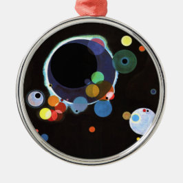 Kandinsky - Several Circles, beroemde abstracte ku Metalen Ornament