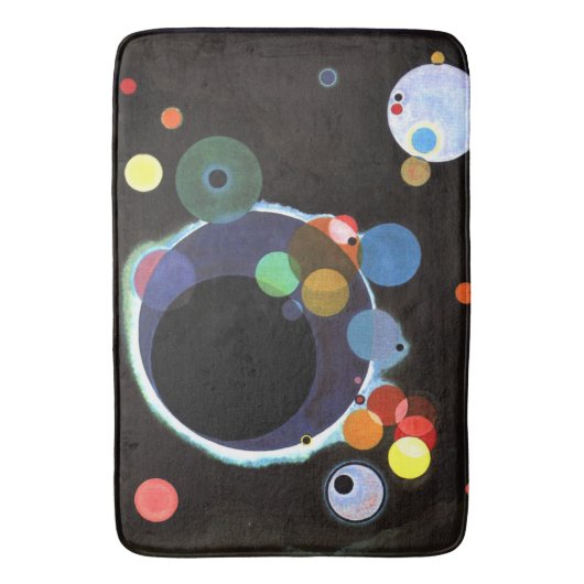 Kandinsky - Several Circles, famous abstract art Badmat (Voorkant Verticaal)