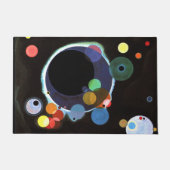 Kandinsky - Several Circles, famous abstract art Deurmat (Voorkant)