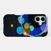 Kandinsky Several Circles Kunstwerk iPhone 16 Hoesje (Achterkant horizontaal)