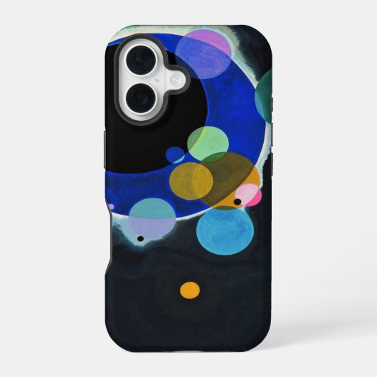 Kandinsky Several Circles Kunstwerk iPhone 16 Hoesje (Achterkant)